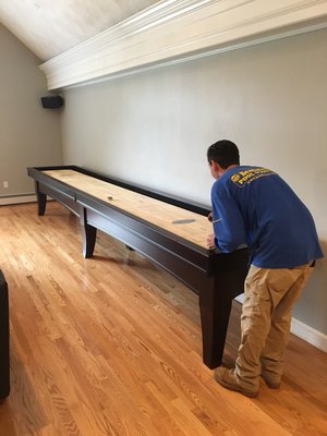 Olhausen Chicago 14' Shuffle Board Table.