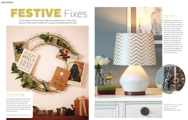 RD Shady featured in November 2014 Fresh Style Magazine! Red Door Interiors, Olympia, WA