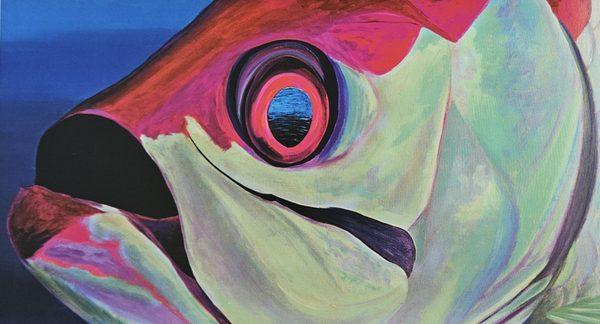 Fishy Friday!
Artwork: Tarpon Face #3 is created by Zach Otte. Stop by our gallery to see this piece and check out our other local artists!