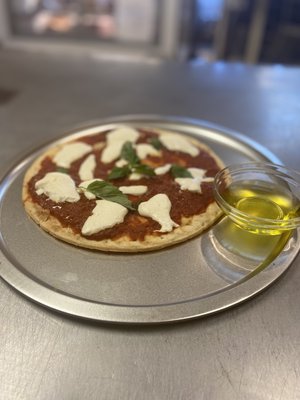 Cauliflower Crust Margarita Pizza