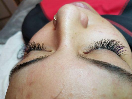 The beauty of lash extensions