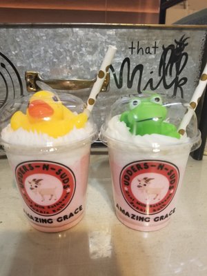 Goat Milk Bubble Bath and Bath Bomb Sundae