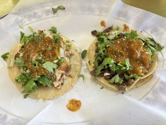 Breakfast tacos after the farmers market