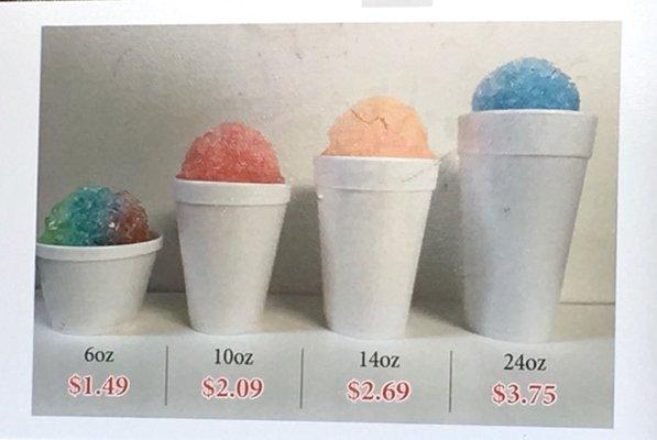 snow cones!