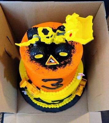 Bulldozer Cake