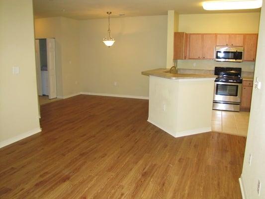 Our apartment homes all have a well equipped kitchen!