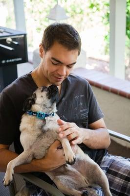 Me & Bubba in the backyard