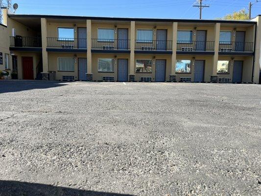 Motel rooms & office exterior