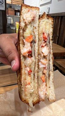 Lobster grilled cheese