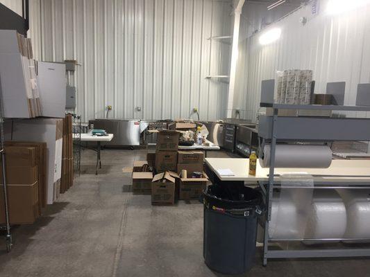 Ultrasonic Contents Cleaning Area