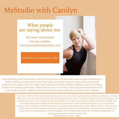 MyStudio with Carolyn