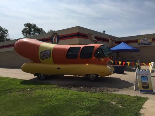 Oscar Mayer Weinermobile at the Wagner Buche Foods in July of 2015.