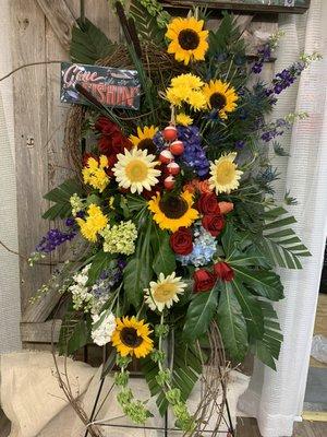 Personalized funeral work to celebrate your loved one.