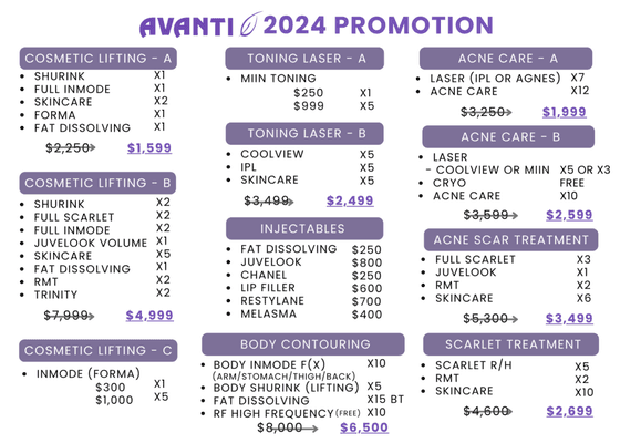 AVANTI 2024 Spa Brochure