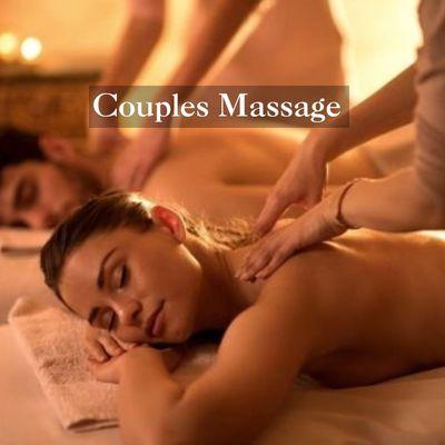 Experience a massage for you and a friend or a loved one. Massages are done at the same time by two therapists.