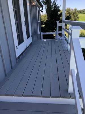 After Picture - Deck repaint.