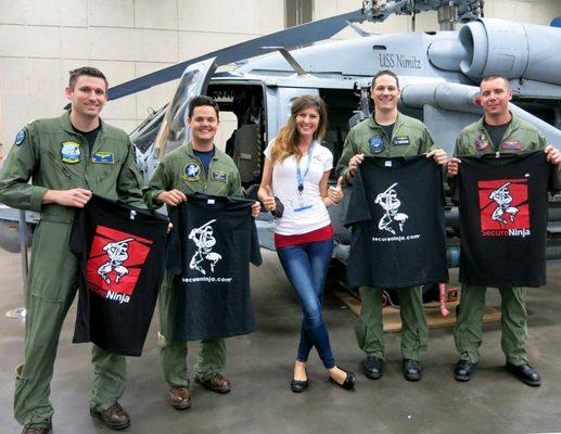 SecureNinja shirts for service members