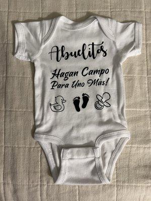 Onesie Pregnancy Announcement For Grandparents