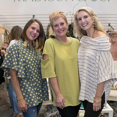 Kaylyn with our boutique models. We have the cutest and latest trends in our ladies boutique.