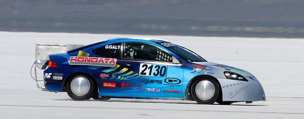 Lightning Motorsports Sponsored Hondata Bonneville Car