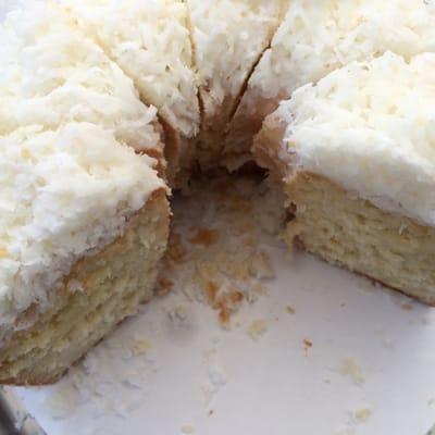 Country Coconut Lemon Pound Cake