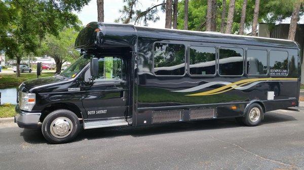 Black 24 Passenger Exeutive Mini Bus