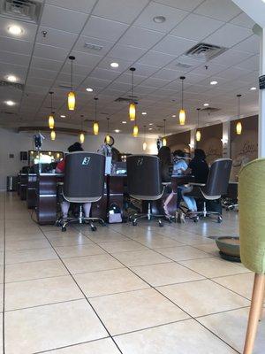 Getting into my nails and beauty this is nice clean and friendly service