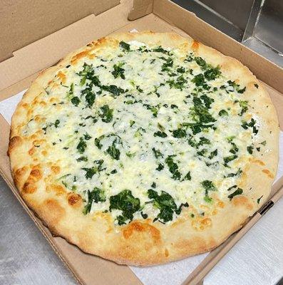 White Spinach w Ricotta cheese & Fresh Garlic