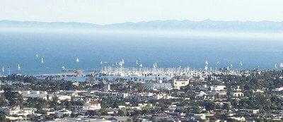 View of Santa Barbara  from my location