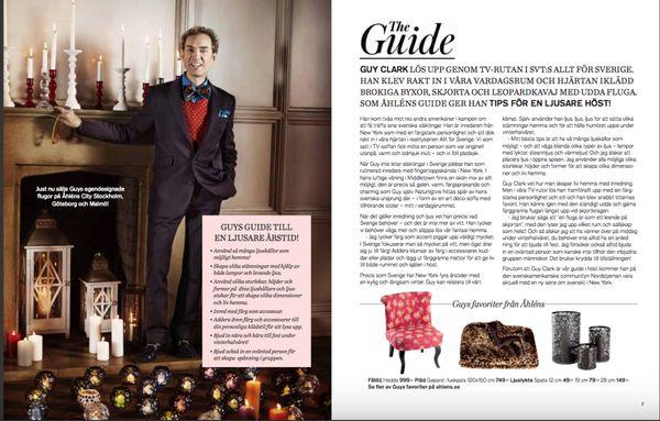 As the Home Guide for Ahlens Department Stores, in Scandinavia