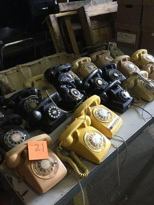 Vintage telephones