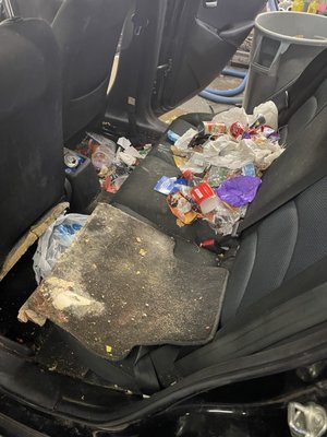 Car trashed at DAA