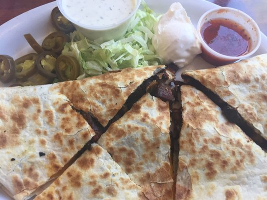 Marinated Chicken Quesadilla