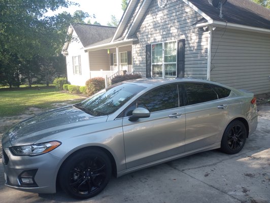 My new 2020 Ford Fusion delivered to my driveway...