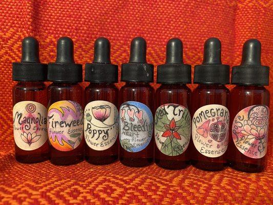 Womb Spiral Flower Essence Collection