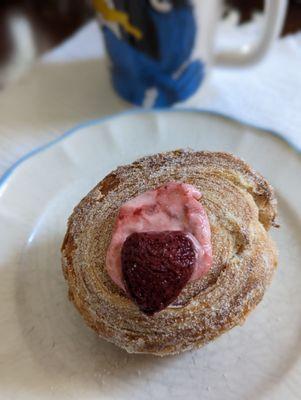 Strawberry Cruffin