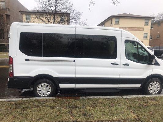 14 passengers van