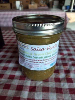 Salsa for home. Have a few options in red or green