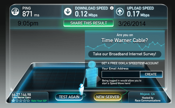 Under 1 megabit. That's a new record.