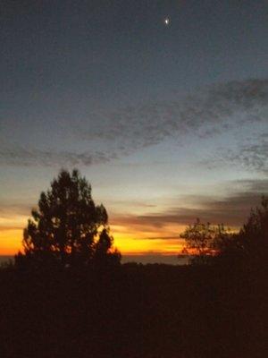 View from the mountains of Aptos