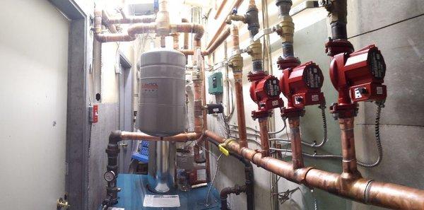 Hot Water Commercial Boiler Installation