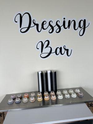 Dressing bar