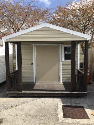 Hurricane Season is coming. Get a playhouse to lock your outside storage up!