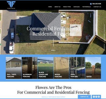 Flowes Fencing operates like no other fence company. They trusted Swift to do the same with their website and ongoing marketing.