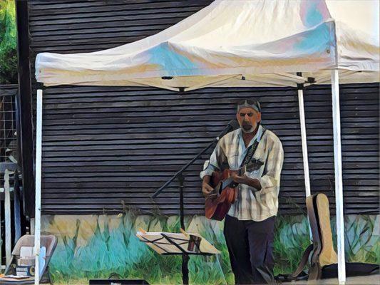 Live music at the market