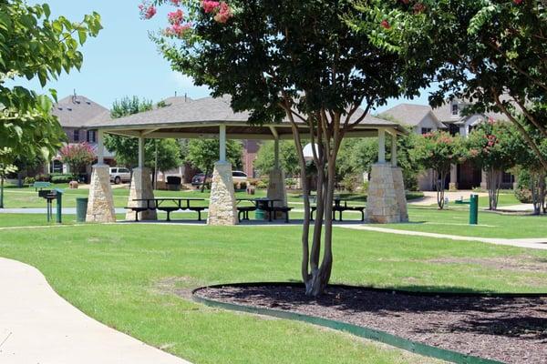 Covered picnic area