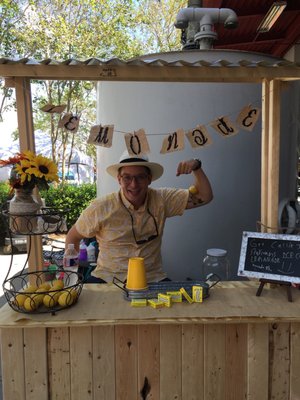 Fresh hand squeezed lemonade!