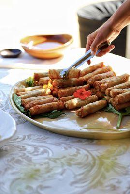 Lumpia! Special order for the bride.