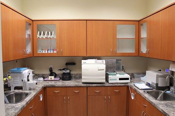 We take great care in providing a clean and sterile office  for our patients' safety