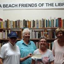 Friendly bookstore volunteer staff.